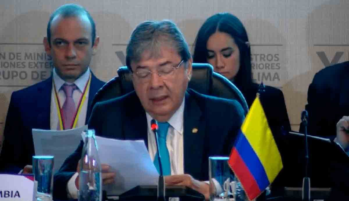 Instalación de la XI reunión de Ministros de Relaciones Exteriores del Grupo de Lima