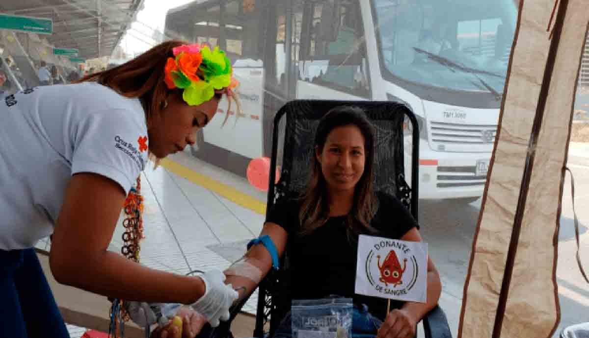Este martes y miércoles Transmetro adelantará jornada de donación de sangre en dos estaciones