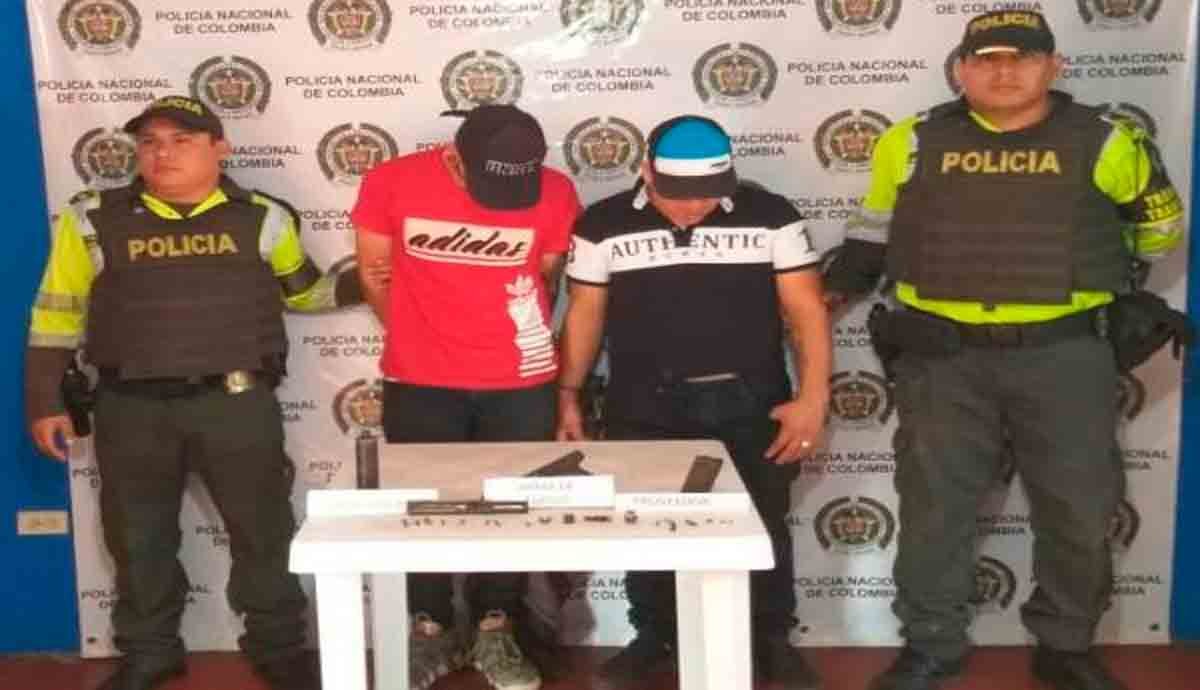 En Baranoa capturan a dos con una pistola que tenía silenciador