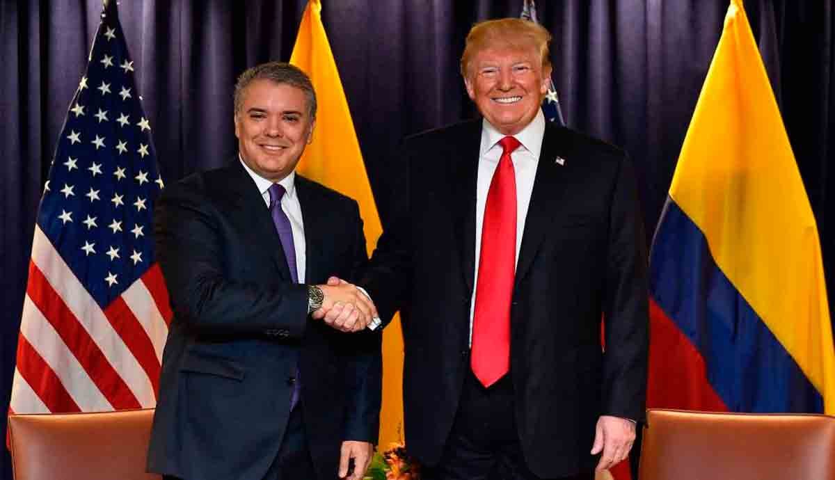 Está entrando más droga a Estados Unidos desde que Duque es presidente: Trump