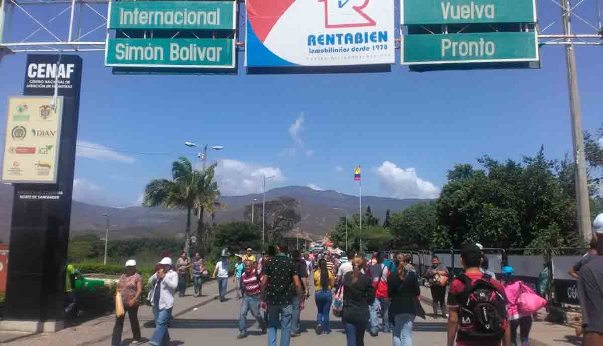 Guardia Nacional Bolivariana mantiene paso restringido en el puente Internacional Simón Bolívar