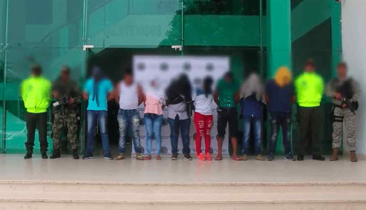Operación ‘Odiseo’ permitió la captura de 8 personas sindicadas de pertenecer al Clan del Golfo en Bolívar