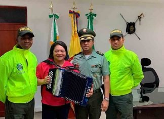 Recuperado el acordeón de Maribel Cortina