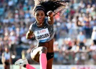 Primera derrota de Caterine Ibargüen en salto triple este año