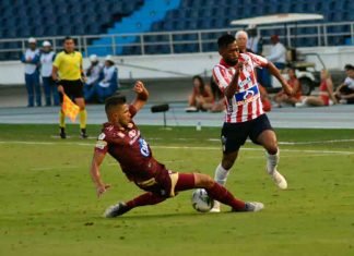 Junior venció por la mínima diferencia al Tolima