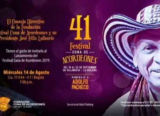 Lanzamiento del 41 Festival Cuna de Acordeones será este 14 de agosto en Bogotá: Lafaurie