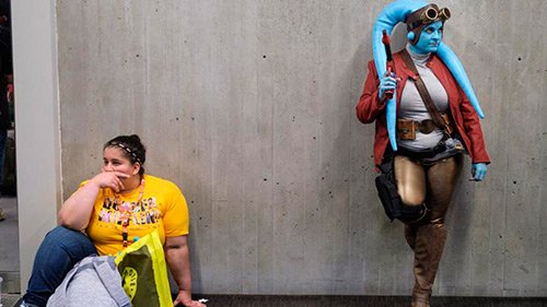 Los cosplayers del comic-con hacen su debut en New York