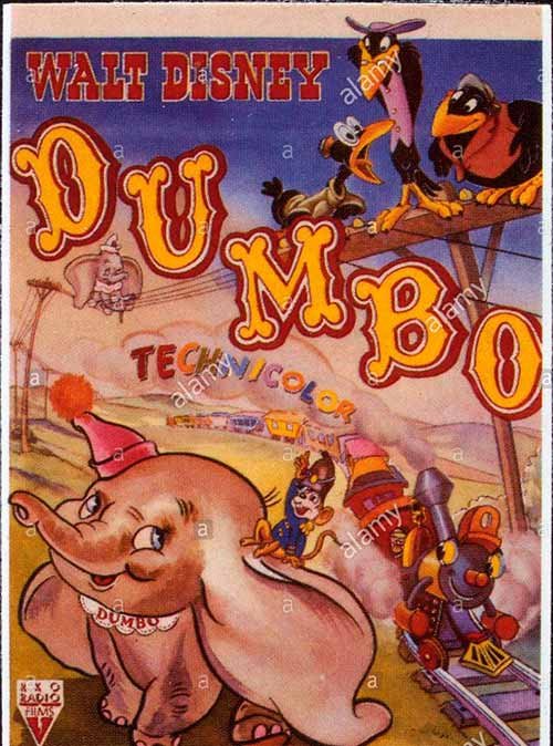 Un 23 de octubre de 1941 Se estrena el filme de animación «Dumbo» de Walt Disney