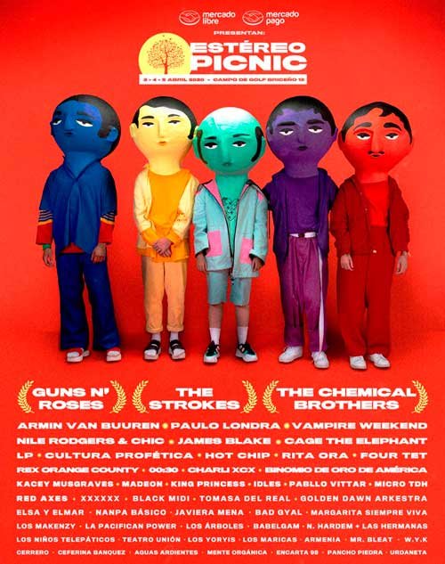 La más grande reunión de artistas y bandas «Festival Estéreo Picnic 2020»