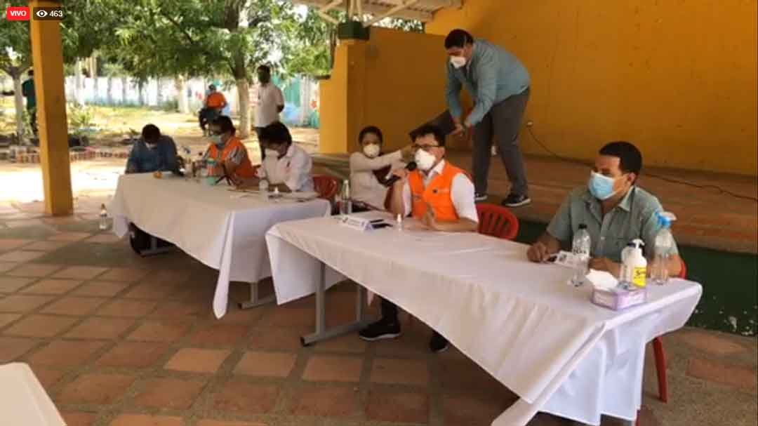 En vivo Gobernador del Magdalena Carlos Caicedo en reunión con Alcaldes Sub Región del Río en Pivijay