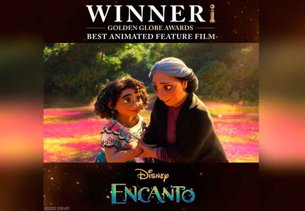 Encanto, ganadora del Globo de Oro a mejor película animada