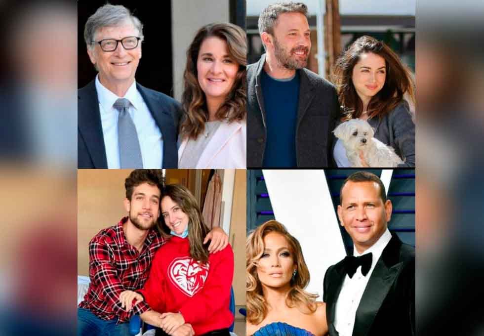 Estos fueron los famosos que le pusieron fin a su relación durante el 2021