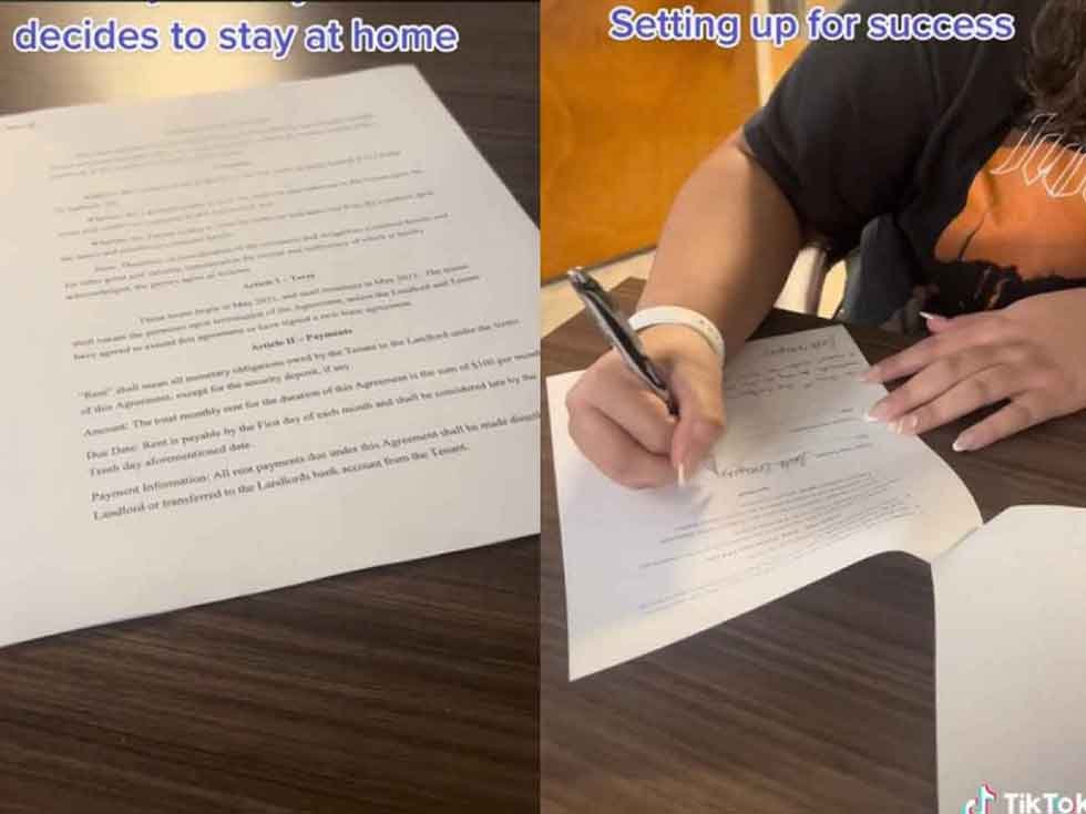 Mujer causa revuelo en Tik Tok por cobrarle renta a su hija de 18 años