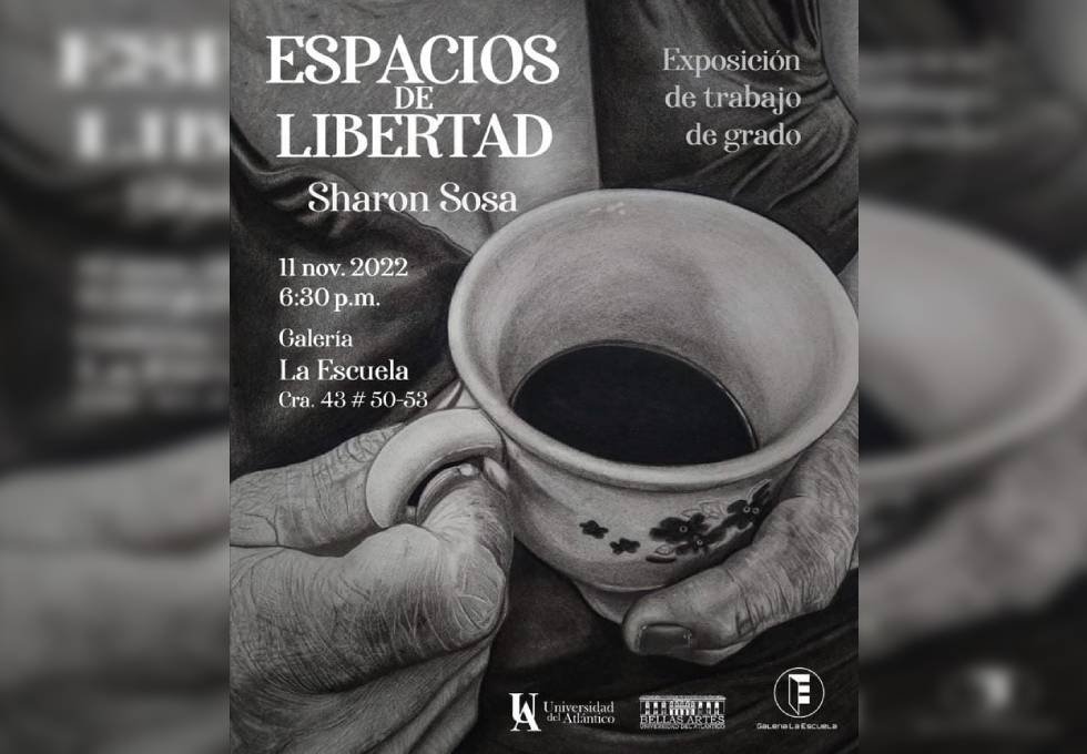 Sharon Sosa, estudiante de Artes Plásticas y Visuales de Uniatlántico, expone trabajos de grado “Espacios de Libertad”