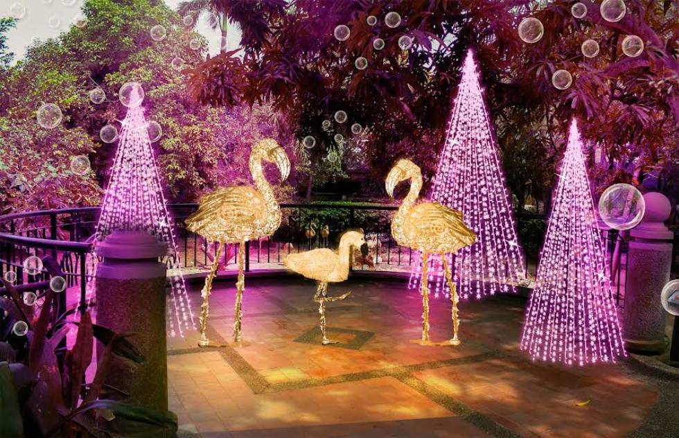 El Zoológico de Barranquilla se viste de navidad&nbsp;