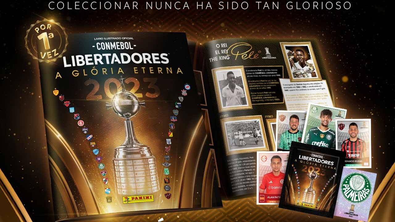 El primer álbum Panini ya tiene disponible exclusivo de láminas la Conmebol Libertadores 2023