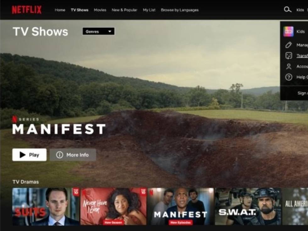Netflix habilita transferencia de perfil para llevar perfiles a cuentas existentes