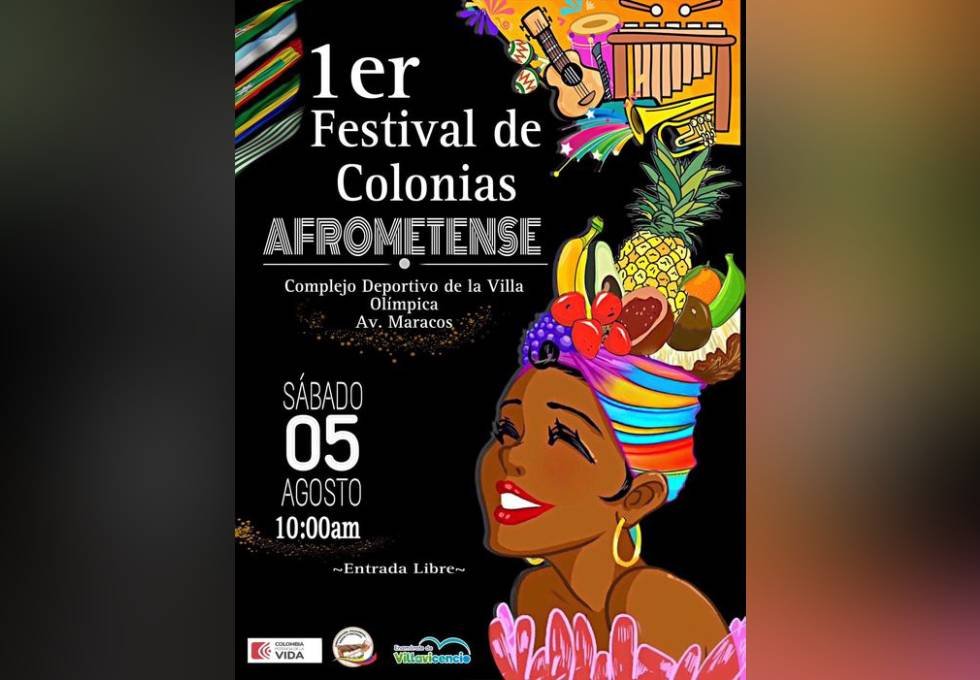 Festival de Colonias Afrometense será este 5 de agosto en Villavicencio