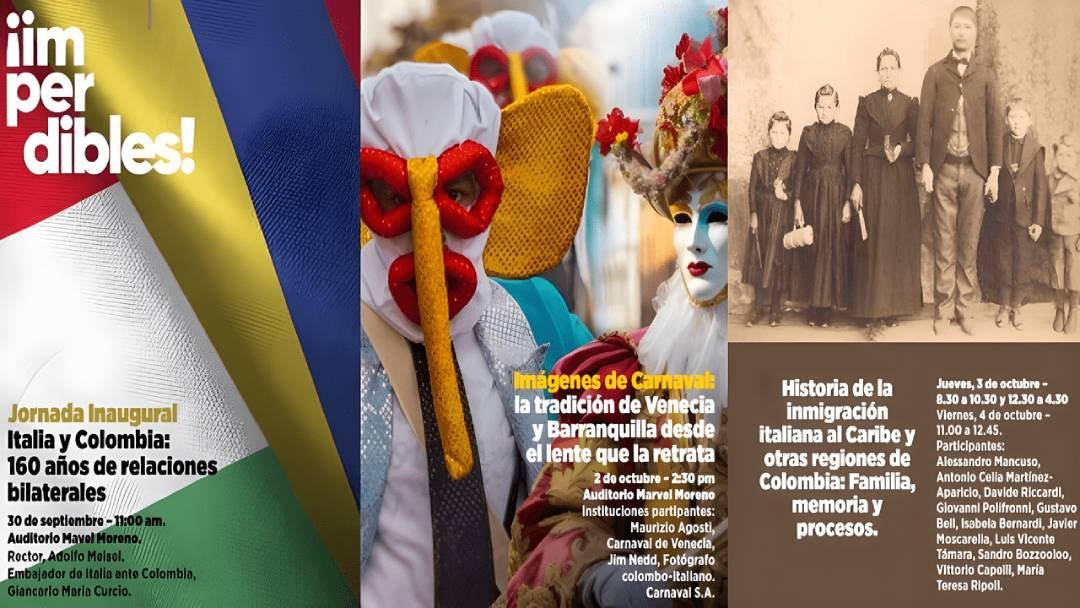 El Carnaval de Barranquilla y el Carnaval de Venecia en la Cátedra Europa 2024