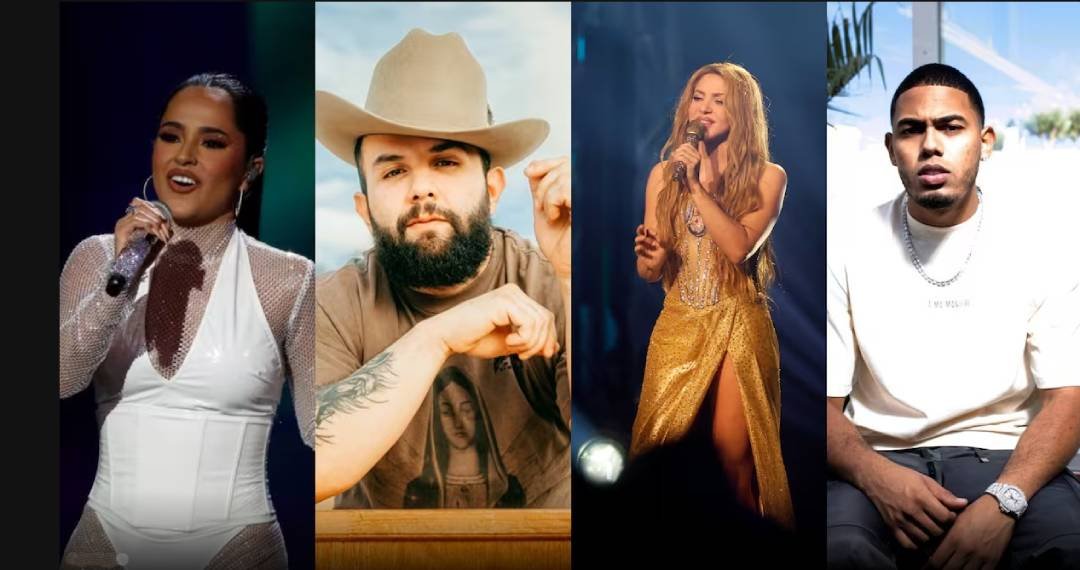 Shakira, Carín León, Myke Towers y Becky G, lideran las nominaciones del Premio Lo Nuestro 2025