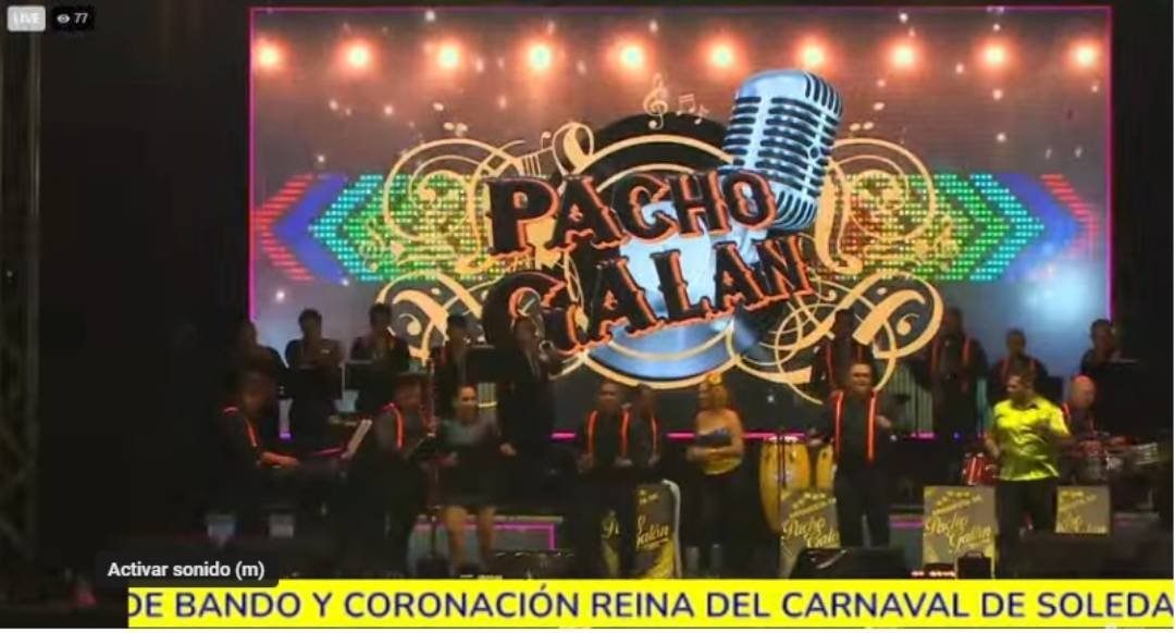 Bando y Coronación de la Reina del Carnaval de Soledad, Daniela Miuñóz (EN VIVO)