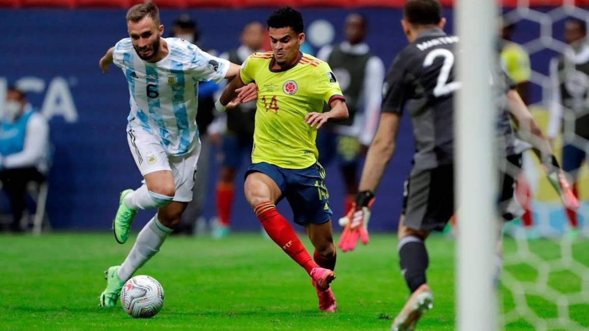 El colombiano Luis Díaz, llegó a 7 tantos, y es líder solitario en la tabla de artilleros de la Eliminatoria