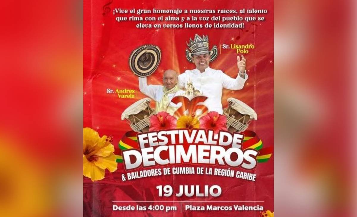 Las décimas volverán a escucharse en Malambo, con el Festival de Decimeros y Bailadores de Cumbia de la Región Caribe
