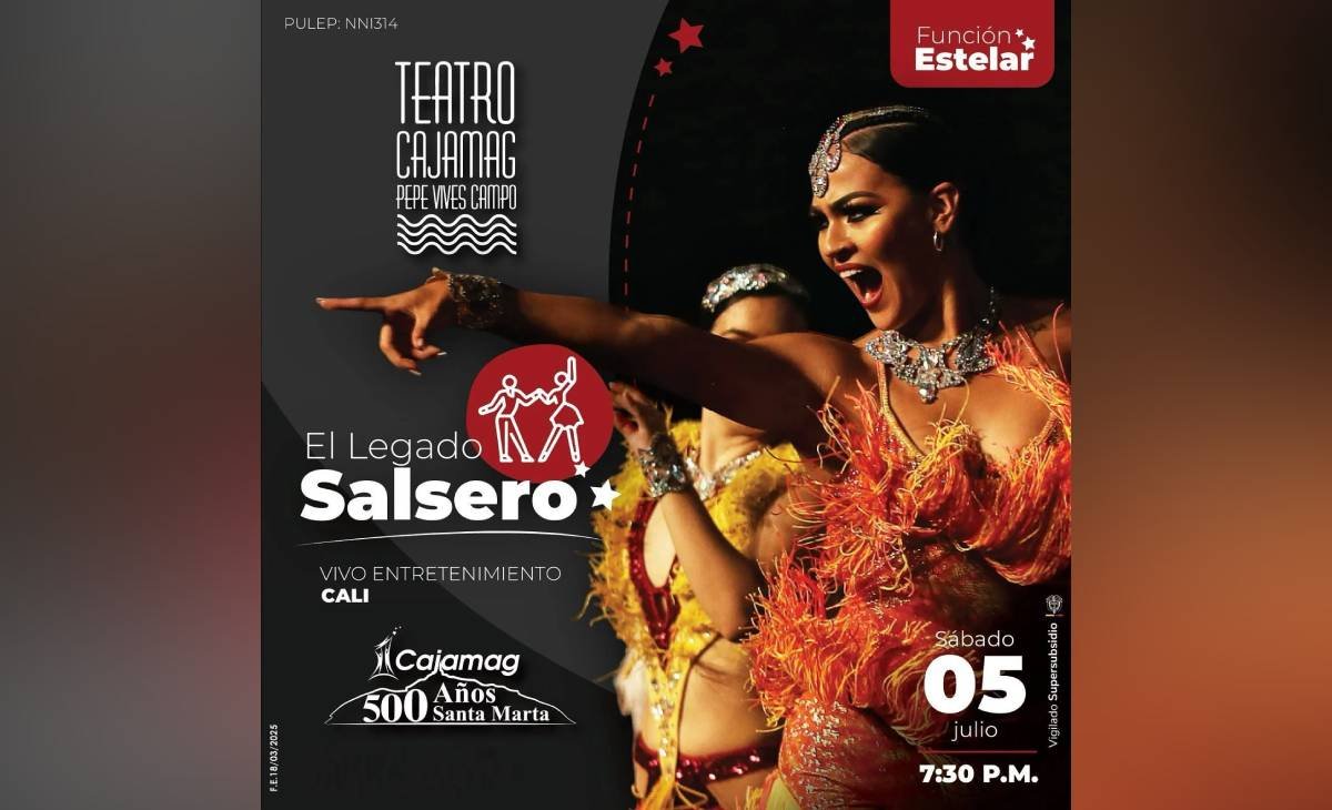 ‘El Legado Salsero’, un espectáculo musical y dancístico que rinde homenaje a la historia en Santa Marta