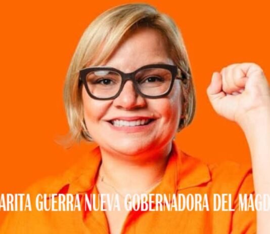 Con un total de 188.722 votos (56.05%), María Margarita Guerra es la nueva Gobernadora del Magdalena
