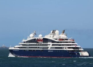 El ‘Le Champlain, atracó con 72 pasajeros en Puerto de Santa Marta