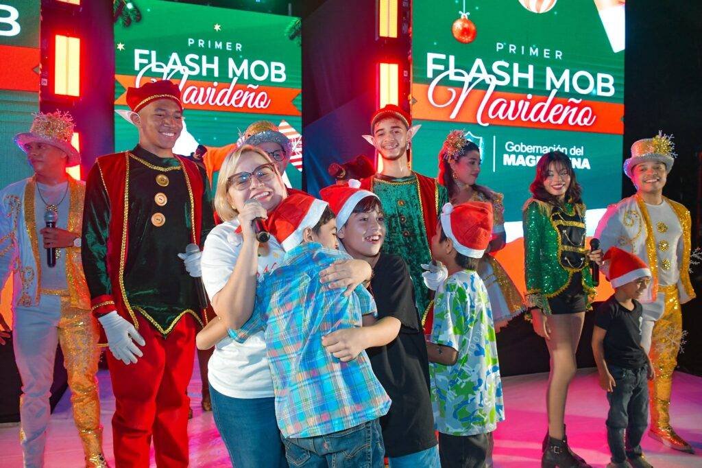 Flash mob de la Gobernación del Magdalena un éxito total en zona rural, gracias a la gobernadora del Magdalena, Margarita Guerra