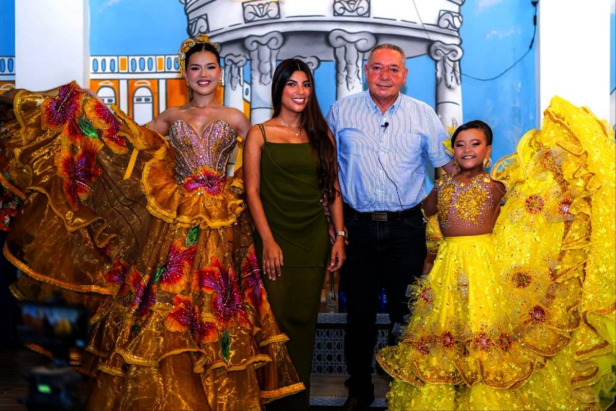 Sahara Gabriela Ledesma Daníes, reina central y María Sofía Infante De Oro, infantil, vienen ultimando los detalles del Festival del Caimán Cienaguero