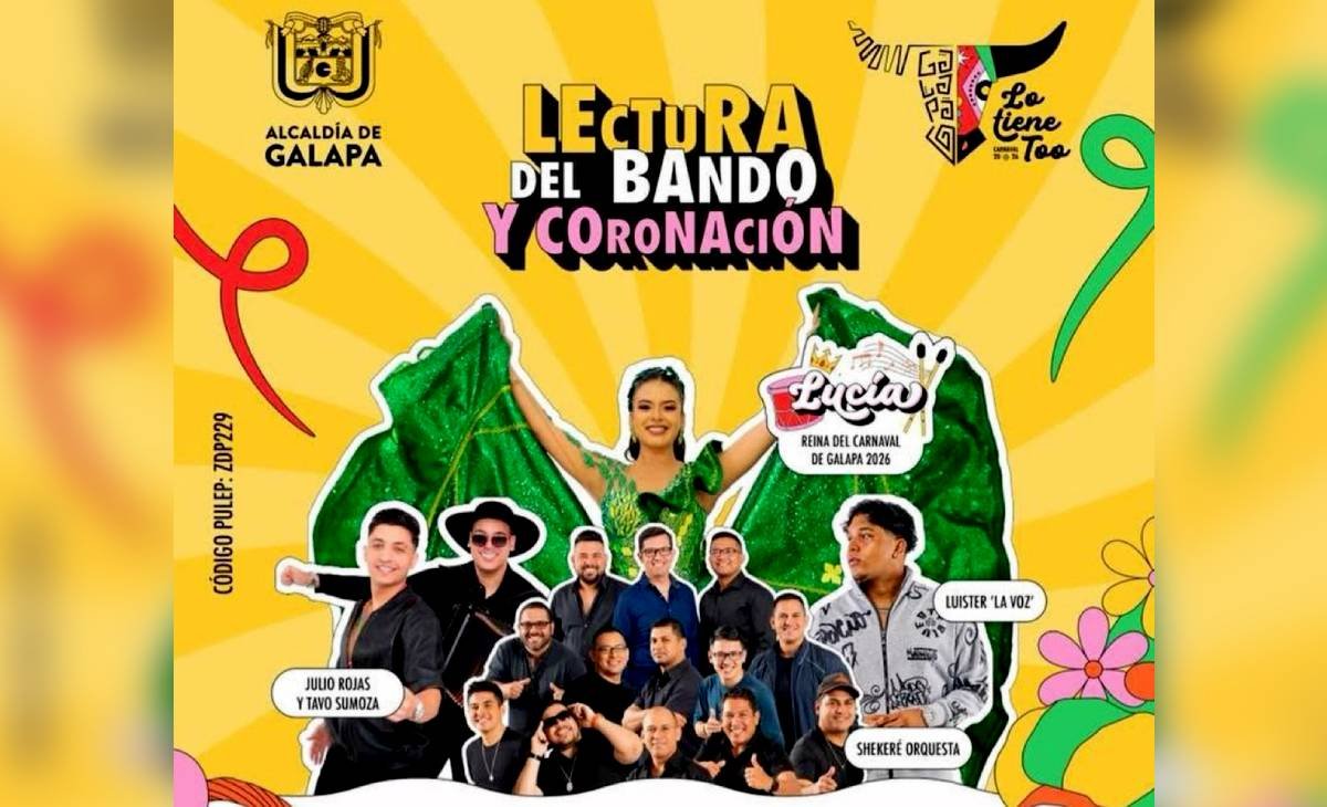 Con la Lectura del Bando y Coronación de su reina, Galapa abre su Carnaval 2026